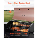 Wood Pellet Grill Smoker, 8 in 1 BBQ Grills for Outdoor Cooking, 456 Sq. In. Cook Area Electric Grill and Smoker