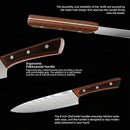 8-Inch 3Cr13 Stainless Steel Chef Knife with Wooden Handle – Vintage Style