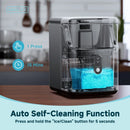 35 Lbs. Daily Production Nugget Stainless Steel Kitchen Countertop Ice Makers, Chewable Ice Maker Machine for Camping and Party