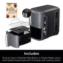 Ninja Doublestack XL 10Qt, 6-In-1, 2-Basket Air Fryer, Space Saving Design SL401: Ninja Foodi, Dishwasher-Safe Parts