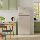 18-Cu Ft Counter-Depth 29.5-In Wide Top-Freezer Refrigerator with Ice Maker ( Cream )