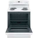 30-In 4 Burners 5.0-Cu Ft Freestanding Electric Ran ( White )