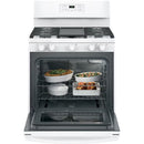30-In 5 Burners 5-Cu Ft Freestanding Natural Gas Ran ( White )