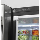 Counter-Depth 18.6-Cu Ft 3 -Door 33-In Wide French Door Refrigerator with Ice Maker with Water Dispenser ( Stainless Steel with Brushed Stainless Handles ) ENERGY STAR Certified