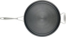 Circulon Clad Stainless Steel Saute Pan with Lid and Hybrid Steelshield and Nonstick Technology, 5 Quart - Silver