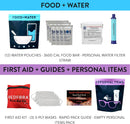 Complete Earthquake Bag - 3 Day Emergency Kit for Earthquakes, Hurricanes, Wildfires, Floods + Other Disasters