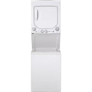Electric Stacked Laundry Center with 2.3-Cu Ft Top Load Washer and 4.4-Cu Ft Dryer ( White )