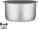 Commercial 30-Cup Rice Cooker & Warmer with Nonstick Pot - Silver/Black