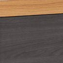 Kitchen Cart with Spice Rack plus Towel Holder, Black-Beech