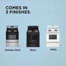 30-In 4 Burners 4.8-Cu Ft Freestanding Electric Range ( White )