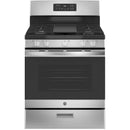 30-In 5 Burners 5-Cu Ft Freestanding Natural Gas Ran ( White )