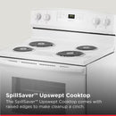 30-In 4 Burners 4.8-Cu Ft Freestanding Electric Range ( White )