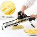 Adjustable Mandoline Slicer for Kitchen, Stainless Steel Food Vegetable Potato Onion Slicer French Fry Cutter, Slicer Julienne with Gloves,