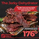Magic Mill Pro Food Dehydrator Machine | 7 XL Stainless Steel Trays | Dryer for Jerky, Dog Treats, Herb, Meat, Beef, Fruit | Keep Warm Function, Digital Timer and Temperature Control, ETL Approved