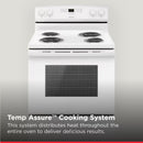 30-In 4 Burners 4.8-Cu Ft Freestanding Electric Range ( White )