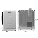 1700W Portable Clothes Dryer Electric Tumble Laundry Dryer Stainless Steel Tub 13.2 Lbs /3.22 Cu.Ft