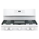30-In 5 Burners 5-Cu Ft Freestanding Natural Gas Ran ( White )