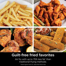 Ninja Foodi Dualzone Flexbasket Air Fryer with 7-Qt Megazone DZ071: 7-In-1, Nonstick, Digital Control, Dishwasher-Safe