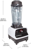 Aldkitchen Commercial Blender | 67 Ounce (2 Litres) | Portable Blender for Smoothies & Cocktails | Stainless Steel Blade | 110V (ALD-767)