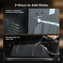 Countertop Touch Screen Manual Ice Maker, Smooth Spherical Ice, 150 Pcs/24H, Black
