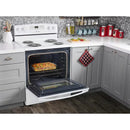 30-In 4 Burners 4.8-Cu Ft Freestanding Electric Range ( White )