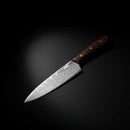 8-Inch 3Cr13 Stainless Steel Chef Knife with Wooden Handle – Vintage Style