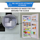 18-Cu Ft Counter-Depth 29.5-In Wide Top-Freezer Refrigerator with Ice Maker ( Cream )