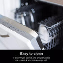 Ninja Foodi Dualzone Flexbasket Air Fryer with 7-Qt Megazone DZ071: 7-In-1, Nonstick, Digital Control, Dishwasher-Safe