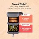 Ninja Doublestack XL 10Qt, 6-In-1, 2-Basket Air Fryer, Space Saving Design SL401: Ninja Foodi, Dishwasher-Safe Parts
