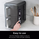 Ninja Doublestack XL 10Qt, 6-In-1, 2-Basket Air Fryer, Space Saving Design SL401: Ninja Foodi, Dishwasher-Safe Parts
