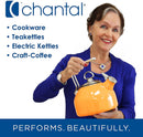Chantal 3.Clad Tri-Ply Non Stick 2 Piece Fry Pan Set, 8" and 10" Fry Pans, Ceramic Non Stick, (SLT63-2FRYC)