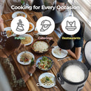 Commercial 30-Cup Rice Cooker & Warmer with Nonstick Pot - Silver/Black