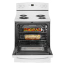 30-In 4 Burners 4.8-Cu Ft Freestanding Electric Range ( White )