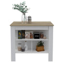 TUHOME Cala Kitchen Island Engineered Wood Kitchen Islands in Multi-Color