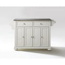 Alexandria Stainless Steel Top Full Size Kitchen Island/Cart