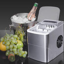 FEANOR Self Cleaning Ice Makers Countertop Machine 9 Cubes Ready in 6-8 Minutes Portable Mini Electric Compact Ice Maker Nuggetperfect for Home/Kitchen/Bar, Tools Included