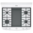 30-In 5 Burners 5-Cu Ft Freestanding Natural Gas Ran ( White )