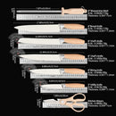 Stainless Steel Kitchen Knife Set with Holder 7-Piece