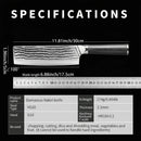 67 Layers Damascus Kitchen Knife G10 Handle Chef Nakiri Boning Nakiri