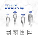 Artaste 59380 Rain 18/10 Stainless Steel Flatware 36-Piece Set, Service of 12