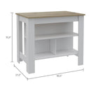 TUHOME Cala Kitchen Island Engineered Wood Kitchen Islands in Multi-Color