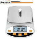 Bonvoisin Lab Scale 1000G X 0.01G Digital Precision Analytical Balance 10Mg High Precision Electronic Balance Jewelry Scale Kitchen Scale Scientific Scale Laboratory Scale Balance (1000G X 0.01G)