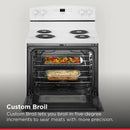 30-In 4 Burners 4.8-Cu Ft Freestanding Electric Range ( White )