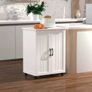 Kitchen Island on Wheels with Storage Cabinet Kitchen Cart Small Portable Islands for Kitchen Accent Coffee Bar Cabinet Buffet