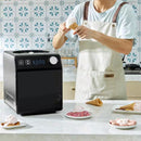Upright Automatic Ice Cream Maker, 2 Qt., Black, Ice Cream Maker, with Digital Display and Timer