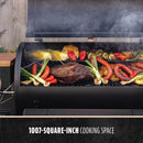 Pellet Smoker, Austin XL 1007 Square Inch Wood Fired Pellet Grill, Onyx Series