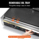 Commercial Panini Grill 3600W Electric Sandwich Panini Maker with Temp Control and 19"X9" for Hamburger Steak Bacon