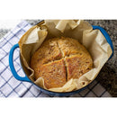 6 Qt. round Cast Iron Dutch Oven with Dual Handles, Easy to Cook and Clean in Blue with Lid