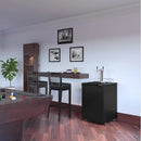 Double Tap Half-Barrel Keg Black Digital Freestanding Beer Kegerator