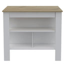TUHOME Cala Kitchen Island Engineered Wood Kitchen Islands in Multi-Color